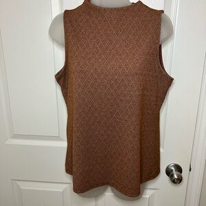 The Limited Geometric Brown Tank Top